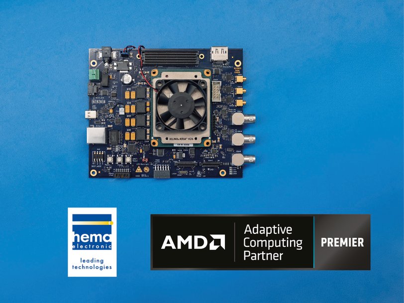 Hema electronic zum AMD Adaptive Computing Partner Premier ernannt